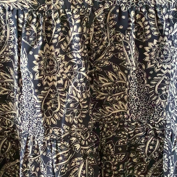 Poplin-Pop Sleeve Tiered Dress in Paisley Garden 💙💙💙by Madewell - Picture 9 of 13